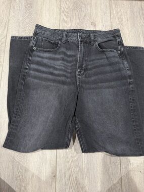 Women’s Destroyed Black Highest Rise Mom Jeans